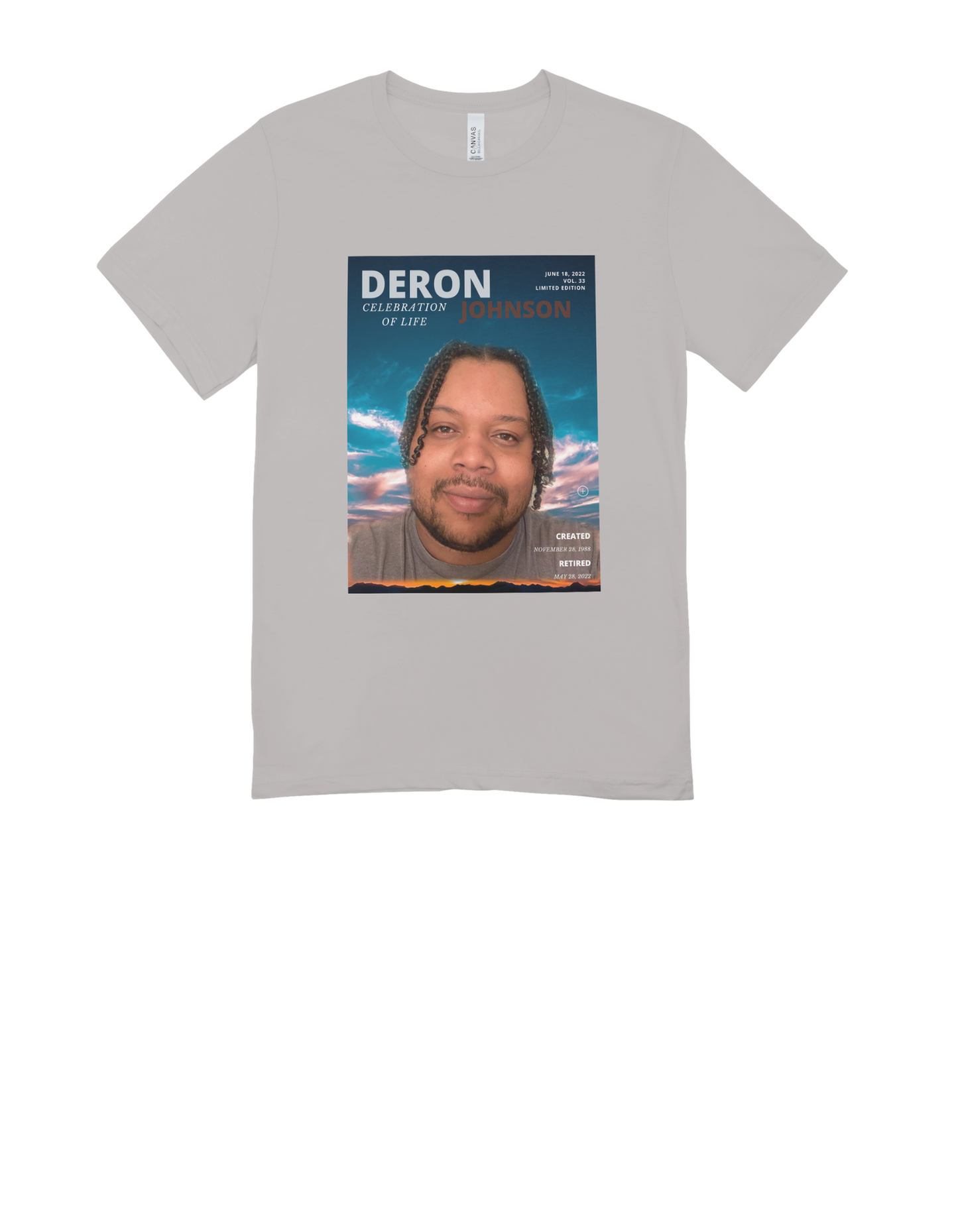 Deron's Memorial Shirt