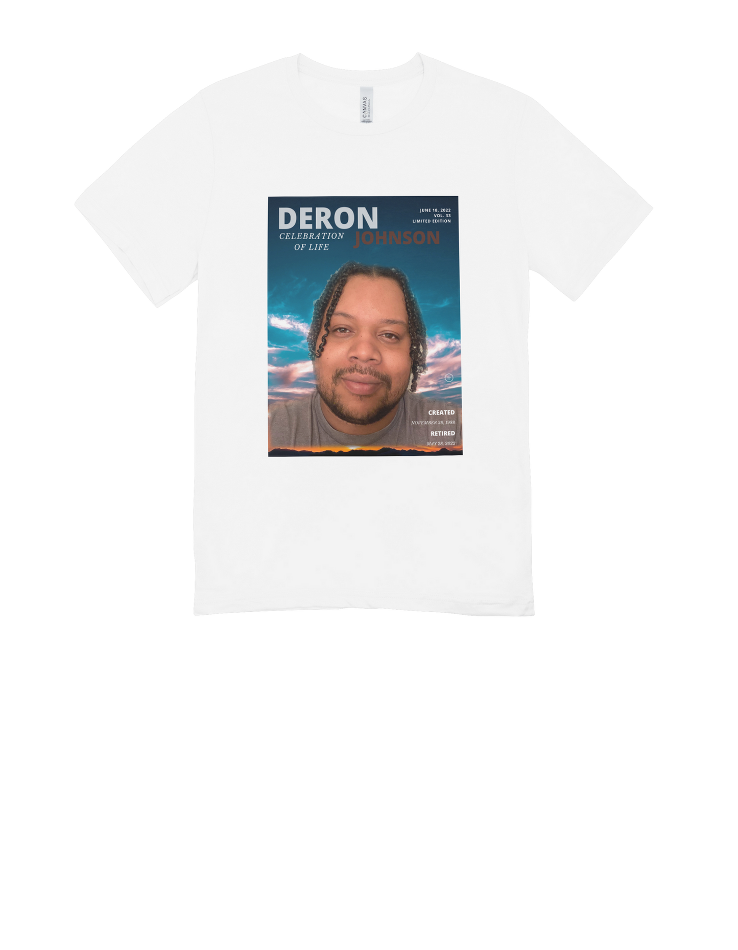 Deron's Memorial Shirt